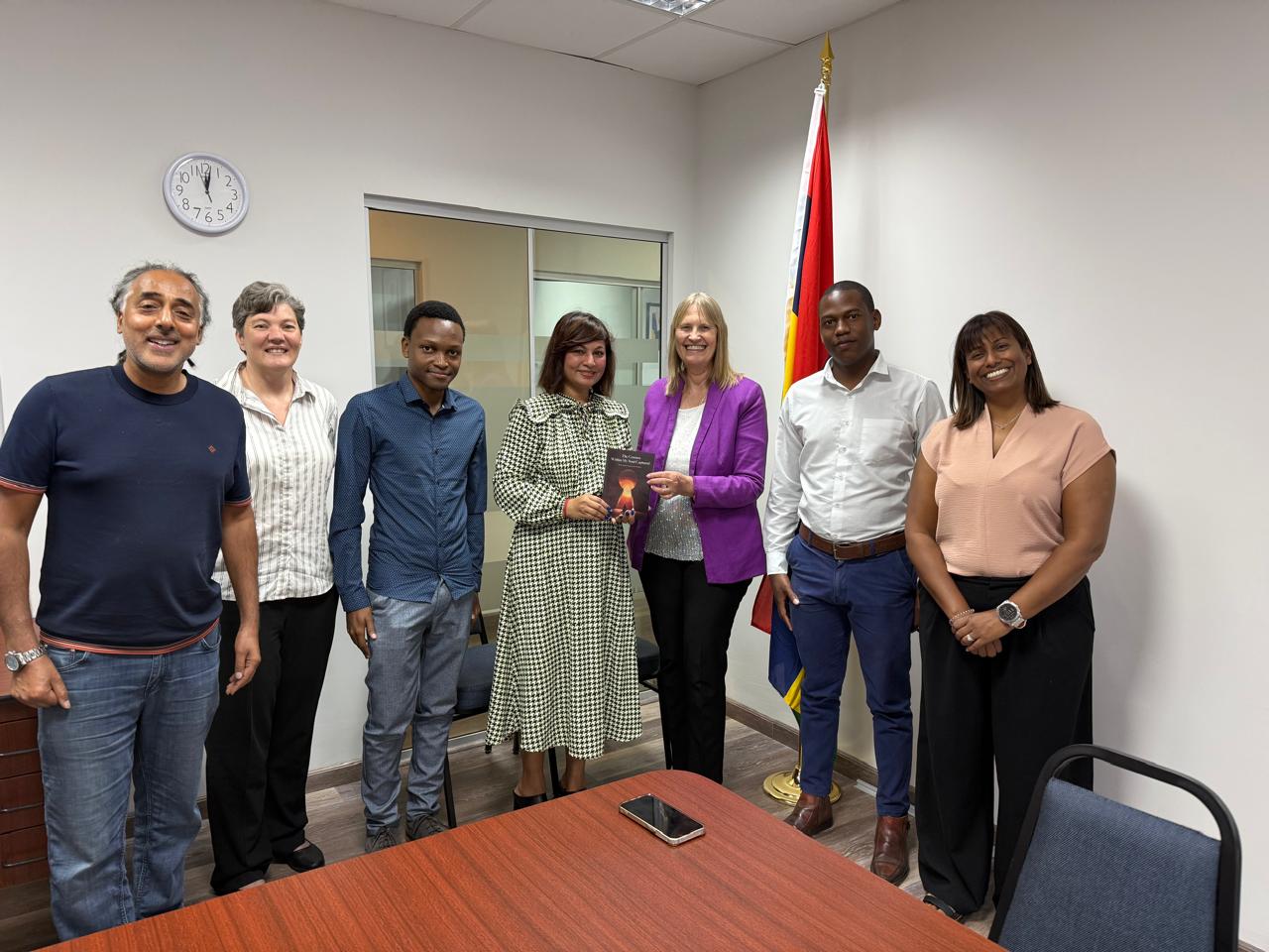 FABS team members with guests in Mauritius